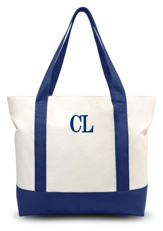 Monogram chainlink tote bag best sale